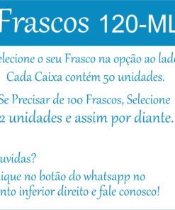 Frasco 120ml varias cores e modelos com tampas e valvulas spray