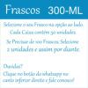 Frascos 300 ml de varias cores e modelo