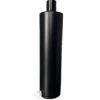 Frasco de 1000ml Preto com Tampa 28-410 Preta e Batoque de Vedação Branca para Cosméticos