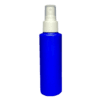 Frasco 120ml azul pérola com tampa spray branca