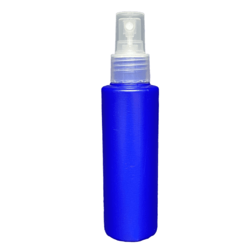 Frasco 120ml Azul Pérola com Válvula Spray Natural