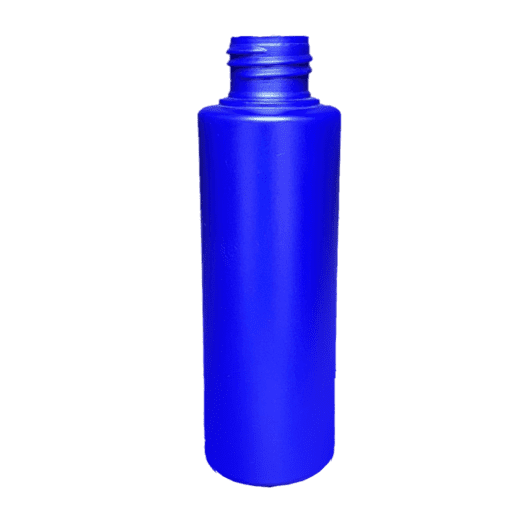 Frasco 120ml azul pérola sem tampa