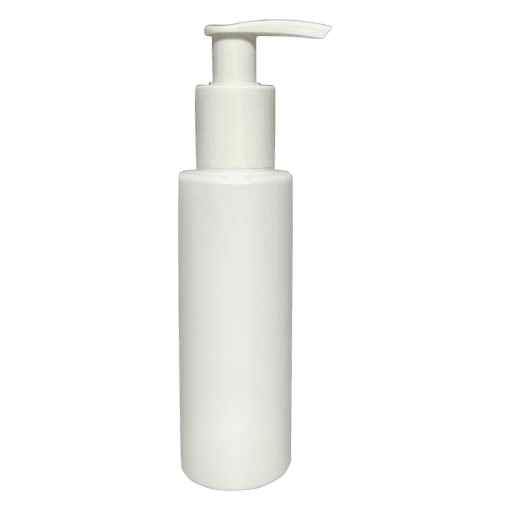 Frasco 120ml Branco Leitoso com Válvula Pump Branca