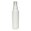 Frasco 120ml branco leitoso com válvula spray branca