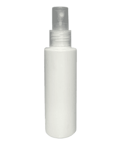 Frasco 120ml branco leitoso com válvula spray