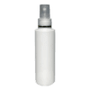 Frasco 120ml branco leitoso com válvula spray natural