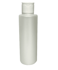 Frasco 120ml branco pérola com tampa flip-top branca