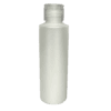 Frasco 120ml branco pérola com tampa flip-top natural