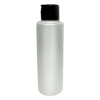 Frasco 120ml branco pérola com tampa flip-top preta