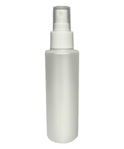 Frasco 120ml branco pérola com válvula spray branca