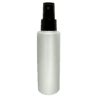 Frasco 120ml branco pérola com válvula spray preta