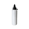 Frasco 120ml Branco com Bico Aplicador Preto