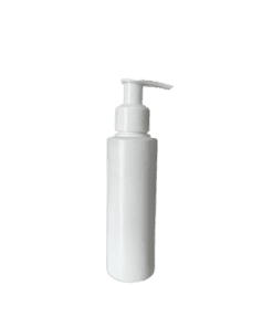 Frasco 120ml branco com válvula pump 24/410 branca