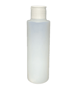 Frasco 120ml natural com tampa flip-top branca