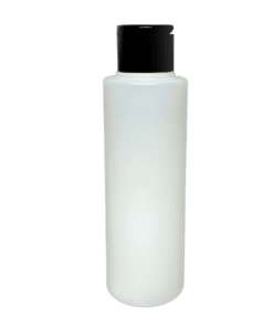 Frasco 120ml natural com tampa flip-top preta