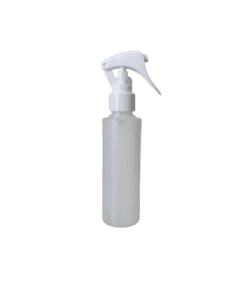Frasco 120ml natural com válvula mini gatilho 24/410 branca