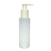 Frasco 120ml natural com válvula pump branca