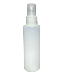 Frasco 120ml natural com válvula spray natural