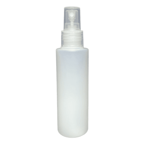 Frasco 120ml natural com válvula spray natural