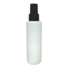 Frasco 120ml natural com válvula spray preta