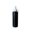 Frasco 120ml preto com bico aplicador branco