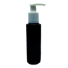 Frasco 120ml Preto com Válvula Pump Branca