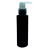 Frasco 120ml preto com válvula pump natural