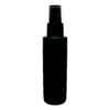 Frasco 120ml preto com válvula spray preta