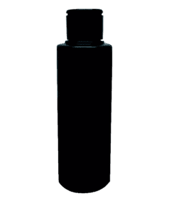 Frasco 120ml preto com flip-top preto