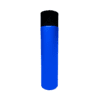 Frasco de 300ml para cosméticos, azul bic, com tampa alta premium preta