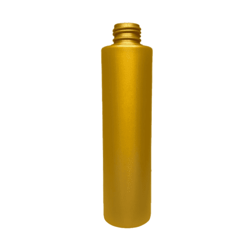 Frasco de 300ml para cosméticos, dourado, sem tampa