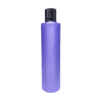Frasco de 300ml para cosméticos, lilás, com tampa lilás e hot stamp prata