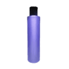 Frasco de 300ml para cosméticos, lilás, com tampa preta