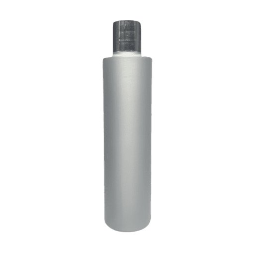 Frasco-300ml-Prata-com-tampa-branca-e-hot-prata