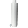 Frasco de 500ml branco com tampa 28-410 branca e batoque vedação natural