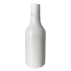 Frasco girafa de 500ml branco leitoso com tampa branca