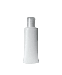 Frasco LA 120ml branco com tampa rosca 24/415 natural