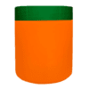 Pote 500g Laranja com Tampa Verde Folha