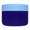 Pote de 300g para cosméticos, azul marinho, com tampa azul bebê