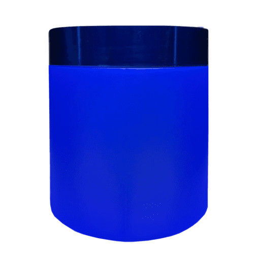 Pote 500g Azul Bic com Tampa Hot Azul