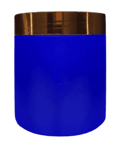 Pote 500g Azul Pérola com Tampa Hot Cobre