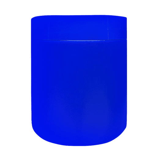 Pote 500g Azul Bic com Tampa Azul