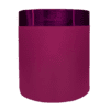 Pote 500g Bordô com Tampa e Hot Rosa