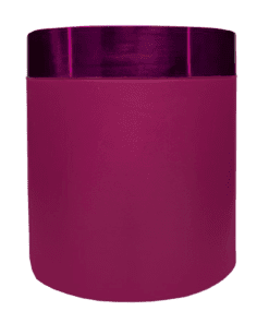 Pote 500g Bordô com Tampa e Hot Rosa