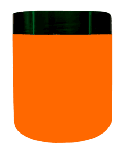 Pote 500g Laranja com Tampa Hot Verde