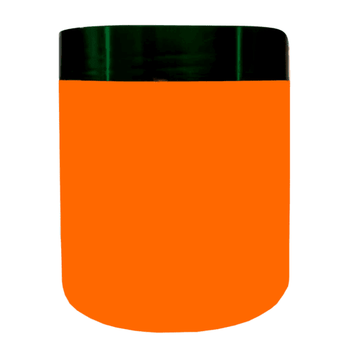 Pote 500g Laranja com Tampa Hot Verde