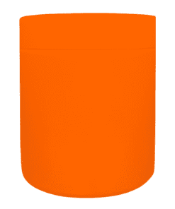 Pote 500g Laranja com Tampa Laranja