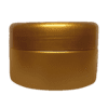 Pote de 90g dourado com tampa dourada