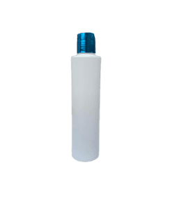 Frasco de 300ml Caixa com 50 Frascos - 12- Branco com Tampa R28-410 Hot Azul