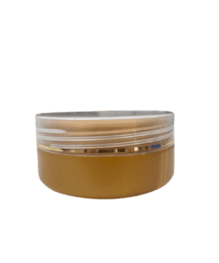 Pote de 150g marrom com tampa marrom para Cosméticos